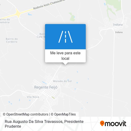 Rua Augusto Da Silva Travassos mapa