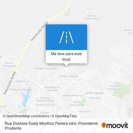 Rua Doutora Suely Munhoz Pereira Ishii mapa