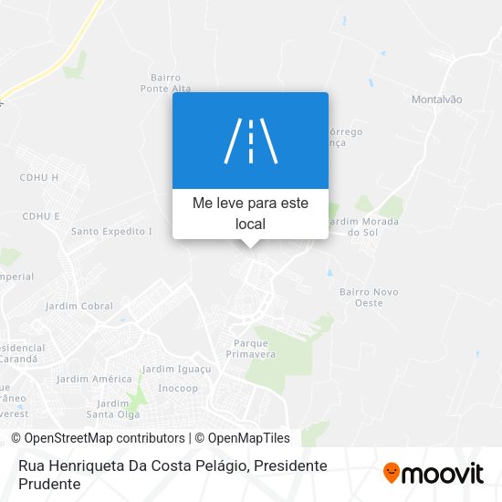 Rua Henriqueta Da Costa Pelágio mapa