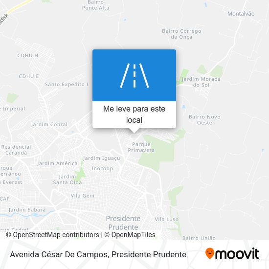 Avenida César De Campos mapa