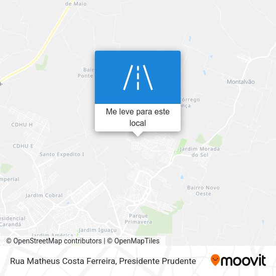 Rua Matheus Costa Ferreira mapa