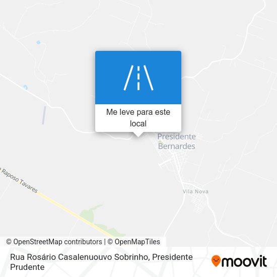Rua Rosário Casalenuouvo Sobrinho mapa