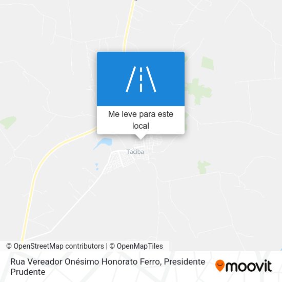 Rua Vereador Onésimo Honorato Ferro mapa