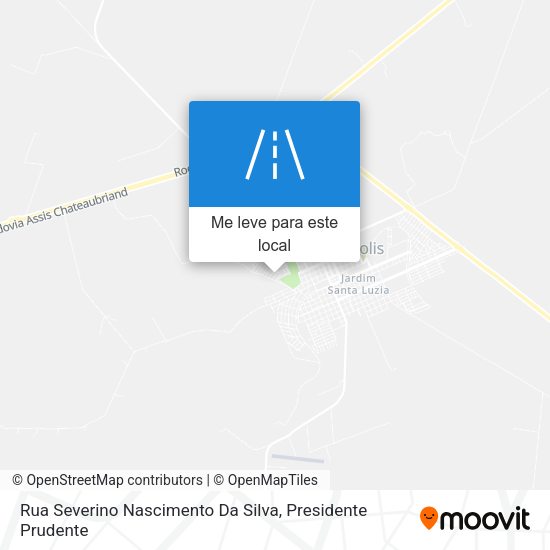 Rua Severino Nascimento Da Silva mapa