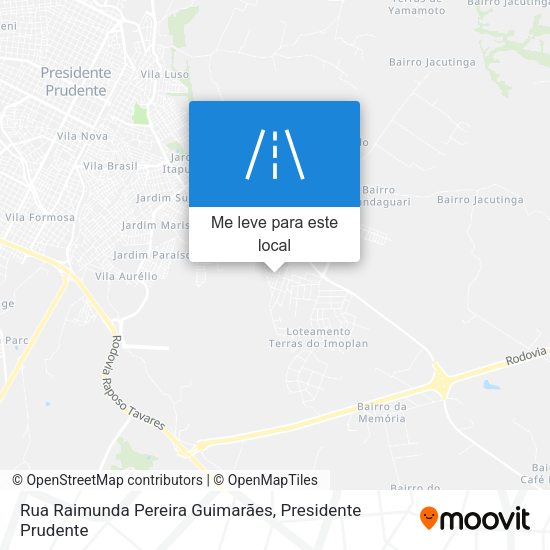Rua Raimunda Pereira Guimarães mapa