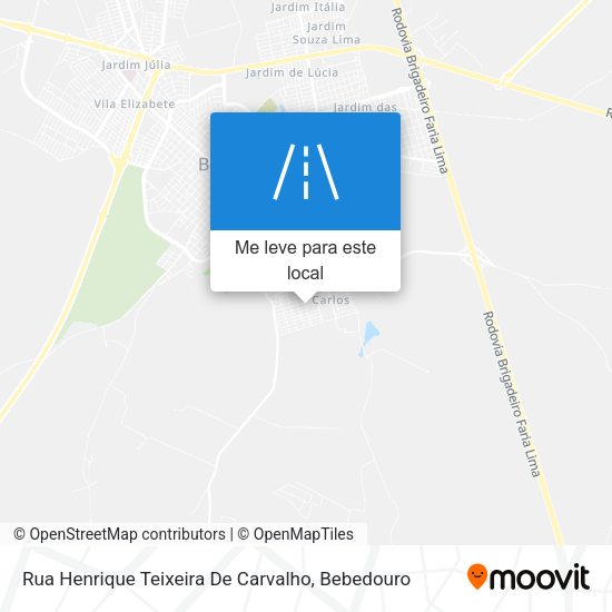 Rua Henrique Teixeira De Carvalho mapa
