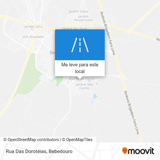 Rua Das Dorotéias mapa