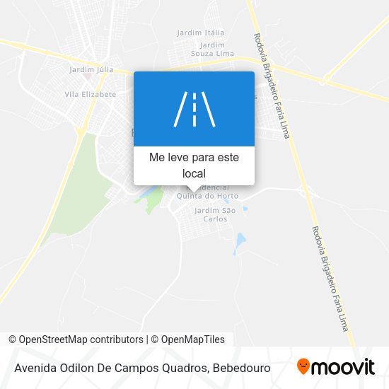 Avenida Odilon De Campos Quadros mapa
