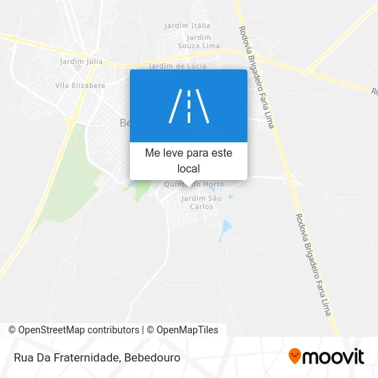 Rua Da Fraternidade mapa