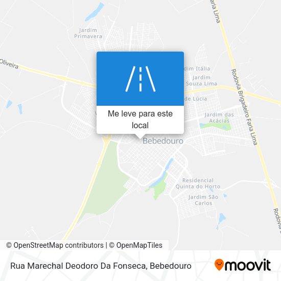 Rua Marechal Deodoro Da Fonseca mapa