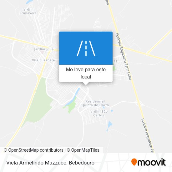 Viela Armelindo Mazzuco mapa