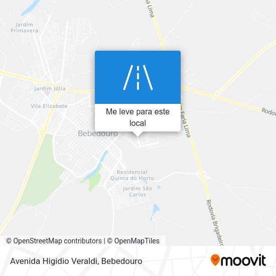 Avenida Higidio Veraldi mapa