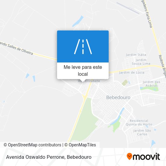 Avenida Oswaldo Perrone mapa