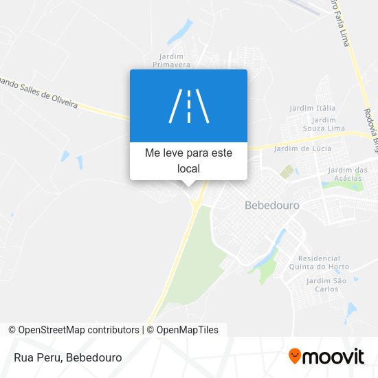 Rua Peru mapa