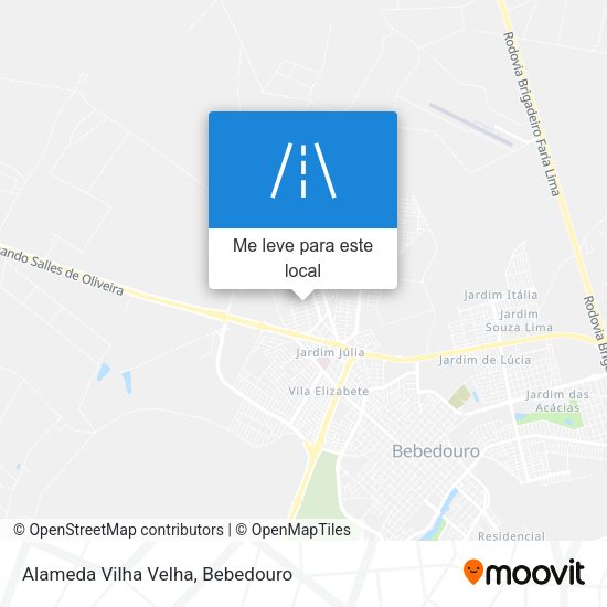 Alameda Vilha Velha mapa