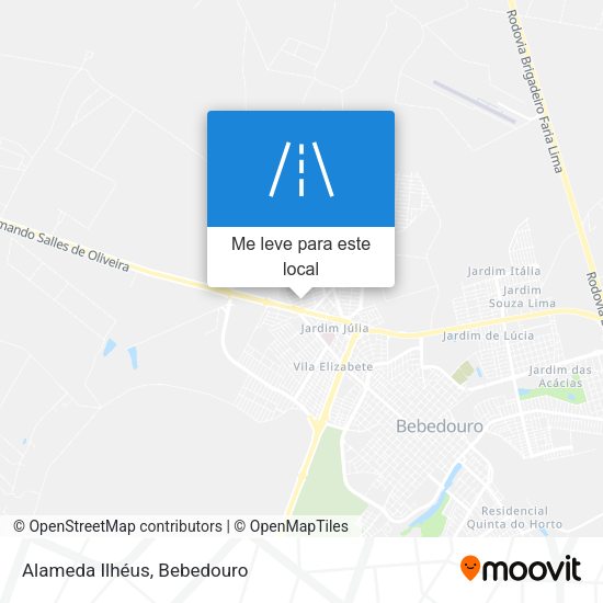 Alameda Ilhéus mapa