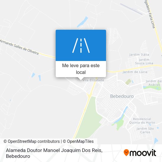 Alameda Doutor Manoel Joaquim Dos Reis mapa