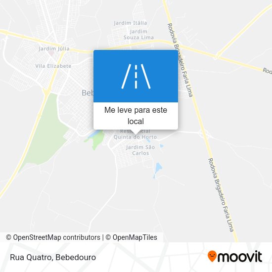 Rua Quatro mapa