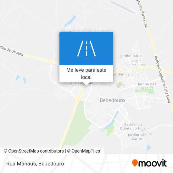 Rua Manaus mapa
