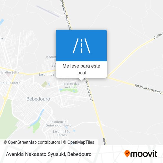 Avenida Nakasato Syusuki mapa
