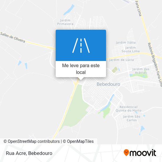 Rua Acre mapa