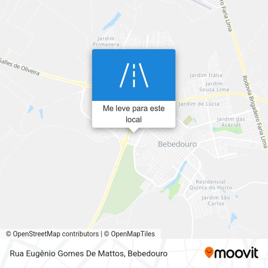 Rua Eugênio Gomes De Mattos mapa