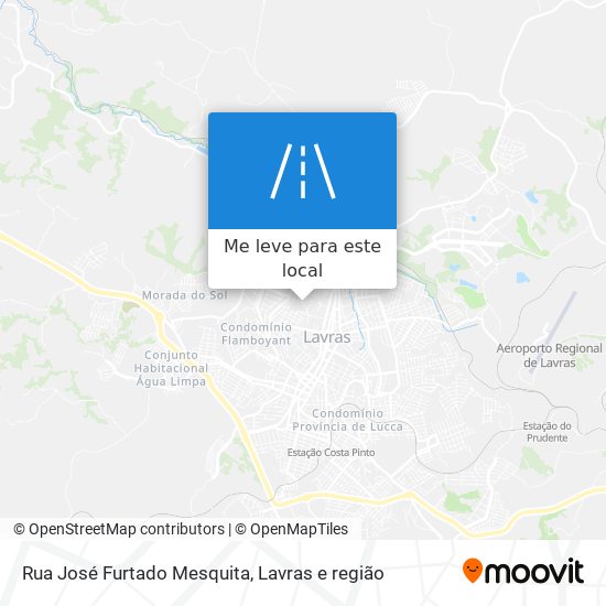 Rua José Furtado Mesquita mapa