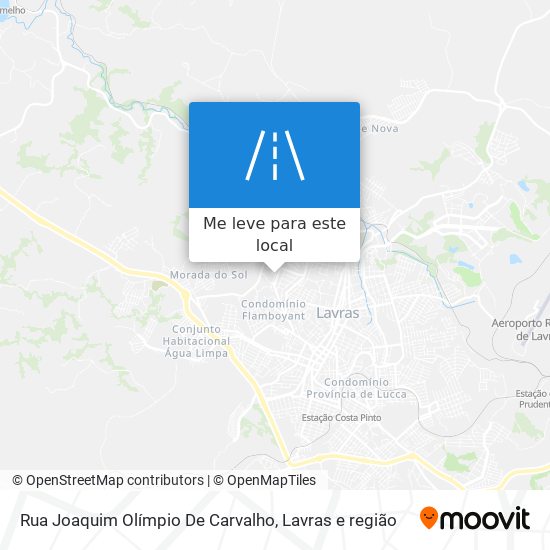 Rua Joaquim Olímpio De Carvalho mapa