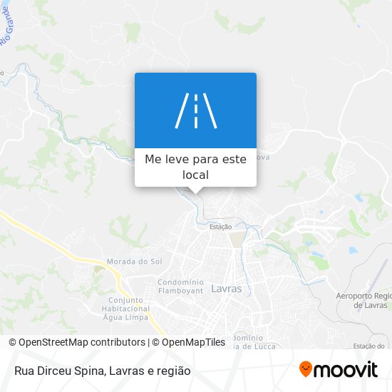 Rua Dirceu Spina mapa