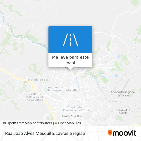 Rua João Alves Mesquita mapa