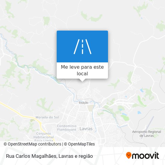 Rua Carlos Magalhães mapa