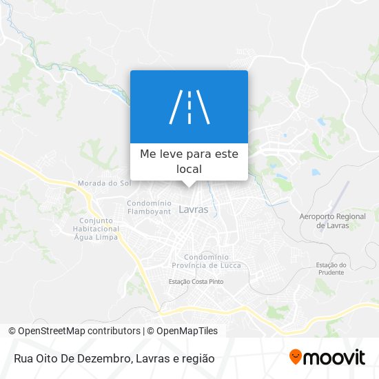 Rua Oito De Dezembro mapa