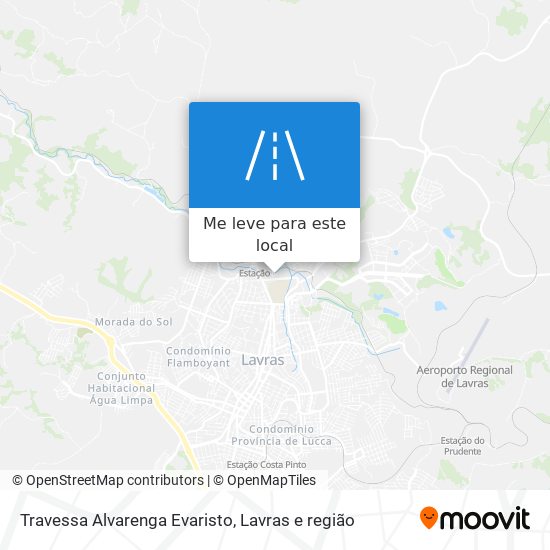 Travessa Alvarenga Evaristo mapa