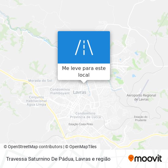 Travessa Saturnino De Pádua mapa