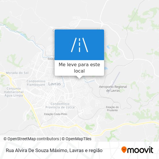 Rua Alvira De Souza Máximo mapa