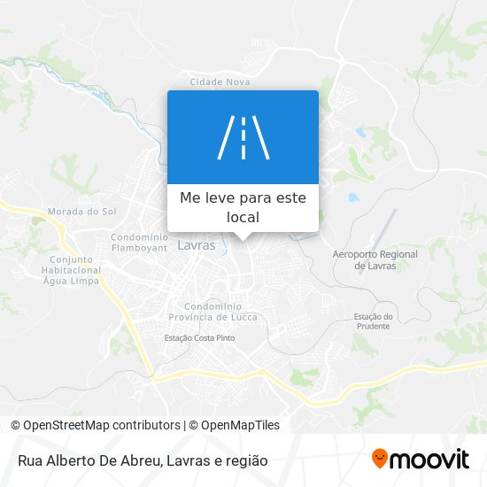 Rua Alberto De Abreu mapa