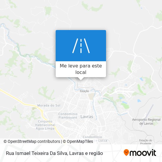 Rua Ismael Teixeira Da Silva mapa