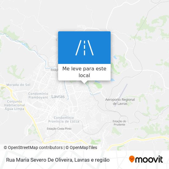 Rua Maria Severo De Oliveira mapa