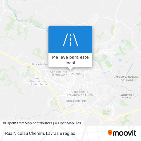 Rua Nicolau Cherem mapa