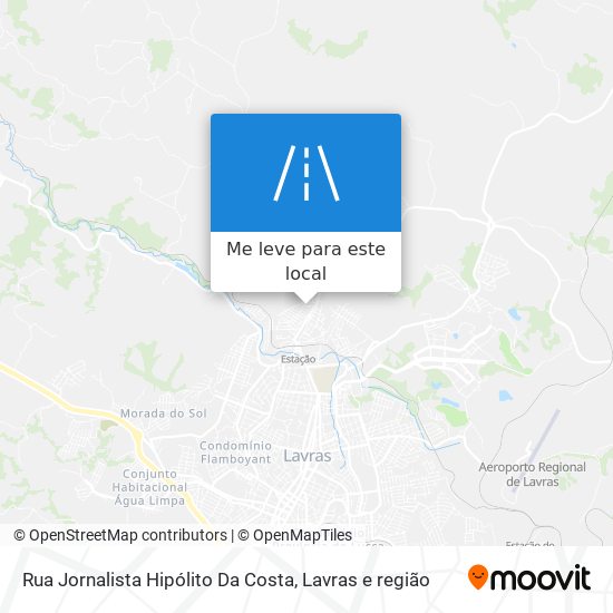 Rua Jornalista Hipólito Da Costa mapa