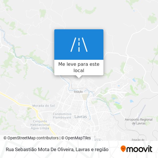 Rua Sebastião Mota De Oliveira mapa