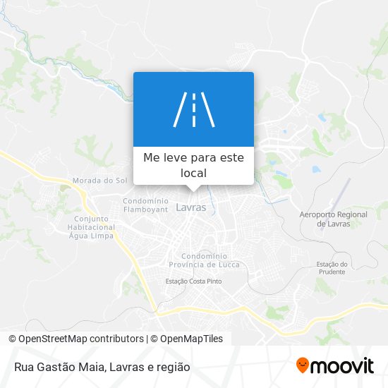 Rua Gastão Maia mapa