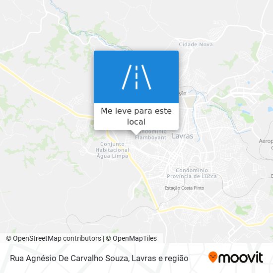 Rua Agnésio De Carvalho Souza mapa