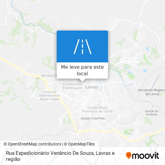 Rua Expedicionário Venâncio De Souza mapa