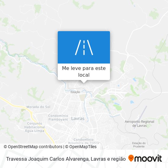 Travessa Joaquim Carlos Alvarenga mapa