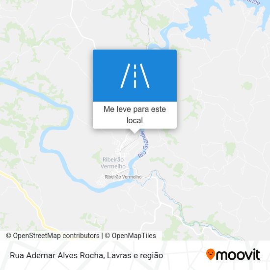 Rua Ademar Alves Rocha mapa