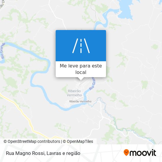 Rua Magno Rossi mapa