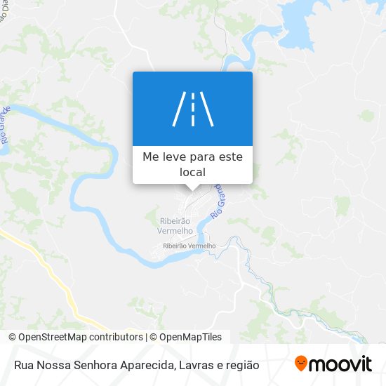 Rua Nossa Senhora Aparecida mapa