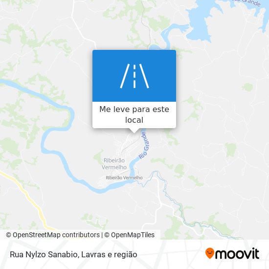 Rua Nylzo Sanabio mapa