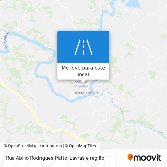 Rua Abílio Rodrigues Patto mapa